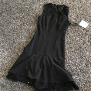 black lace dress
